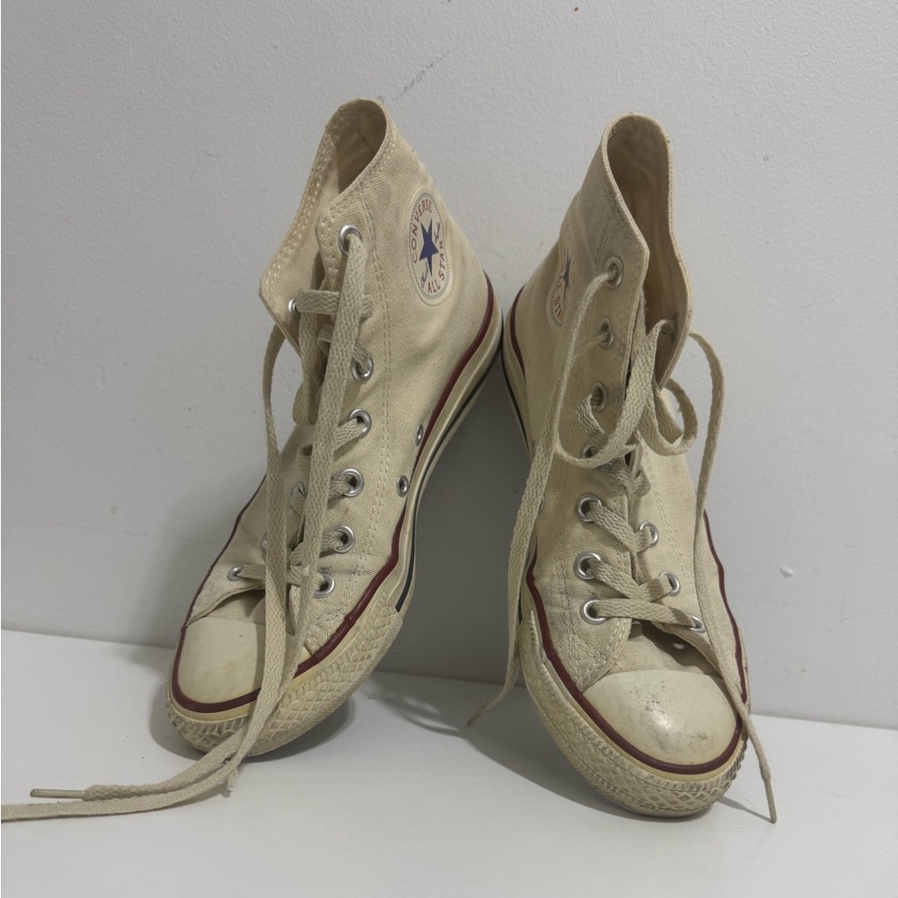Converse Women's Off-White High-Top Sneakers